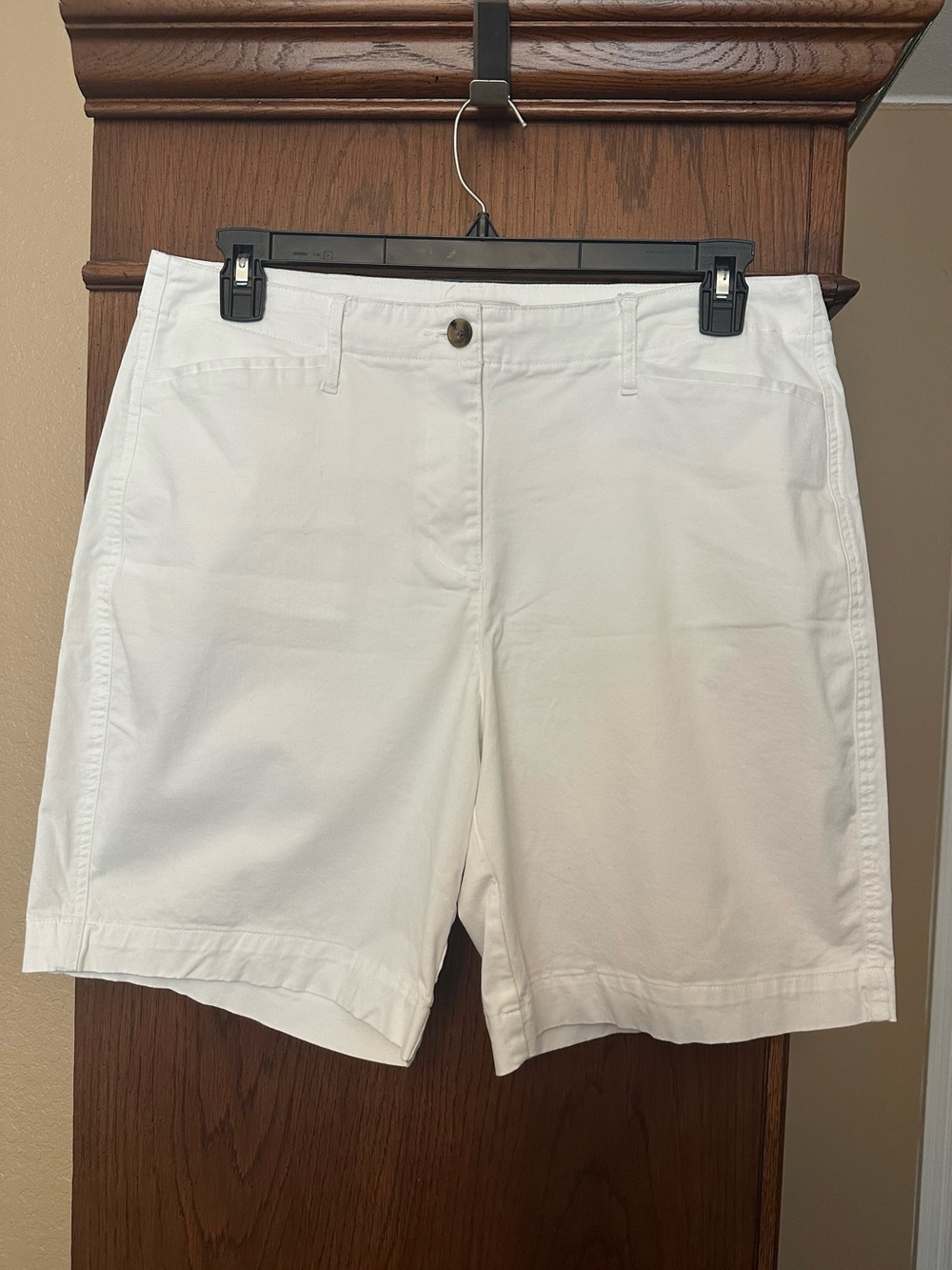 Kim Rogers White Women's Bermuda Shorts